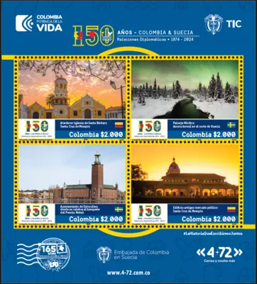 Colombia & Suecia 150 años de Relaciones Diplomáticas 1874-2024